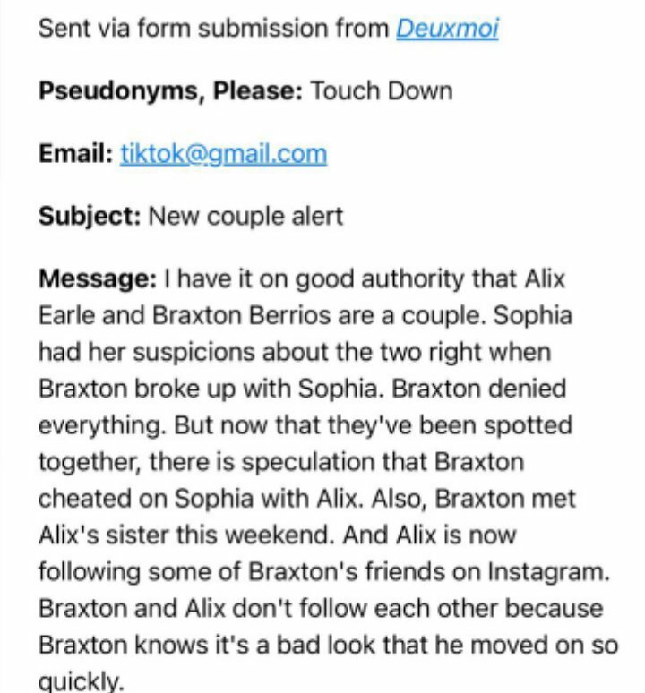 Alix Earle and Braxton Berrios are dating after cheating on Sophia: Report