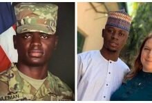 23-year-old Nigerian man joins US army after marrying 46-year-old American woman in 2020